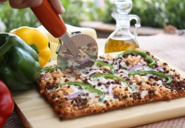 Pizza de carne molida